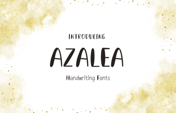 Azalea: The Sweet, Handwritten Font for Creative Projects