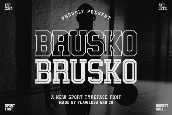 Brusko: Capturing Court-Side Energy in Typography