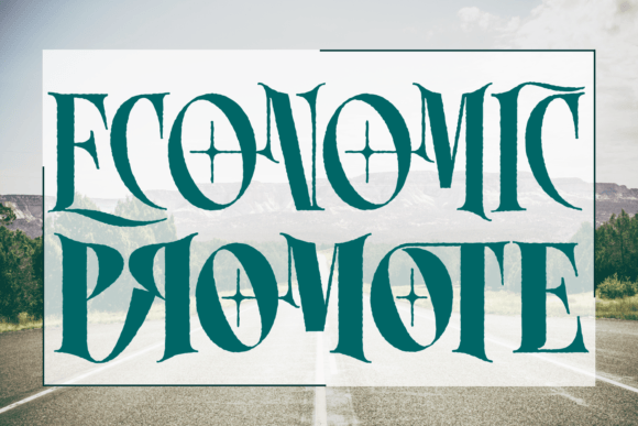 Economic Promote: A Serif Font with a Modern Edge