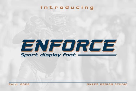 Enforce: The Bold Typeface for Impactful Design