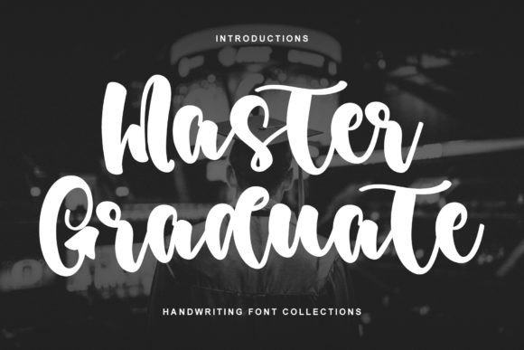 Master Graduate: A Bold Typeface for High-Impact Design