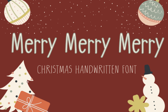 Merry Merry Merry: A Sweet Handwritten Font for Creative Projects