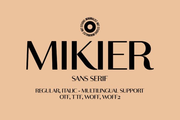 Mikier: A Sans Serif for Modern Elegance