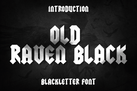 Old Raven Black: Commanding Attention with Gothic Intensity