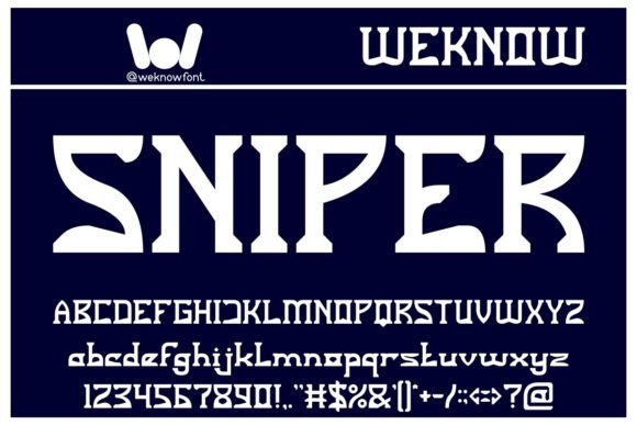 Sniper: The Sharp Serif for Impactful Branding