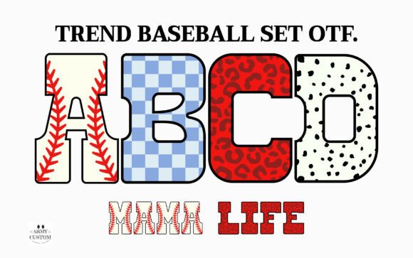 Swing for the Fences with the Trend Baseball Set Typeface