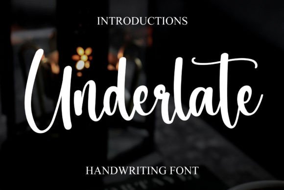 Underlate: The Bold Typeface for High-Impact Designs