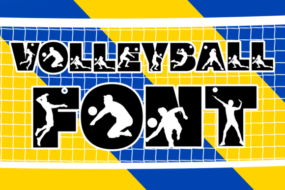 Volleyball: Where Athletic Energy Meets Typographic Design