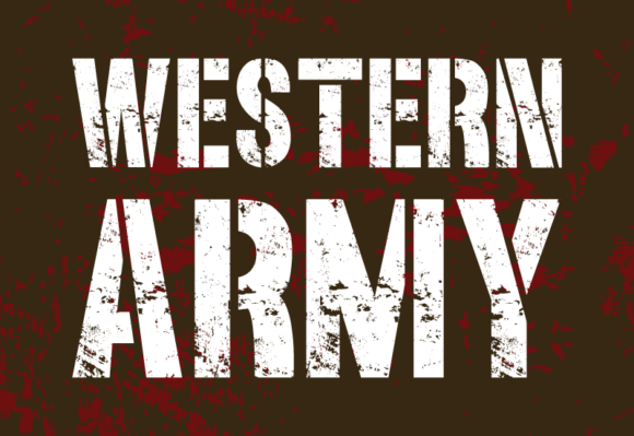 Western Army: The Audacious Sans Serif for Bold Branding