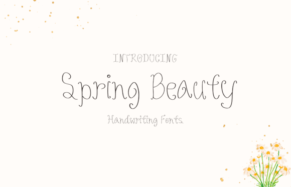 Why Spring Beauty is the Handwritten Font Your Projects Actually Need